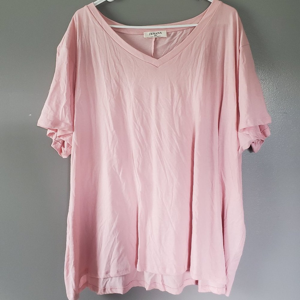 Pink Short Sleeve Top